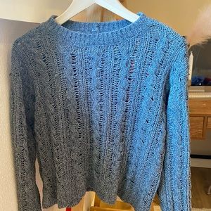 Grey American Eagle Knit Sweater